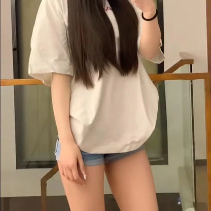Women Sexy Low Waist Tight Denim Shorts
