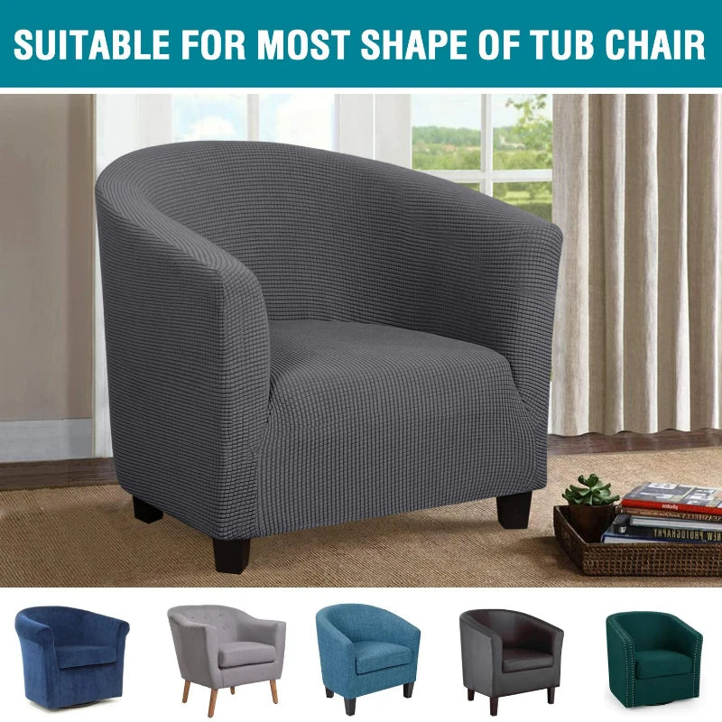 Anti-Slip Polyester Sofa Cover - Stretch Accent Chair Slipcover