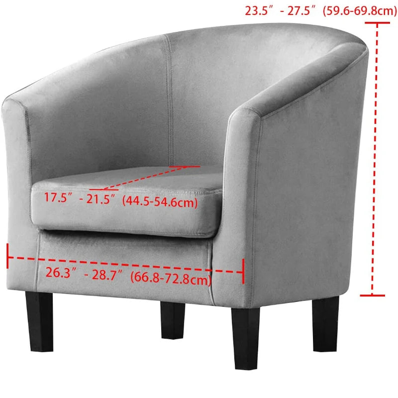 Anti-Slip Polyester Sofa Cover - Stretch Accent Chair Slipcover