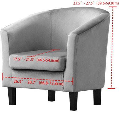 Anti-Slip Polyester Sofa Cover - Stretch Accent Chair Slipcover