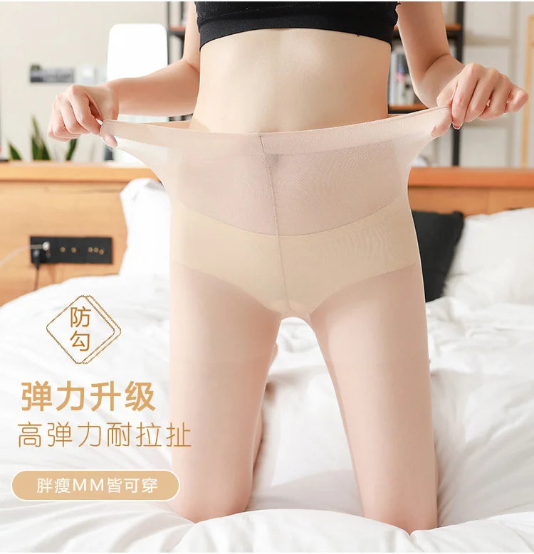 Sexy women seamless pantyhose net tight nylon