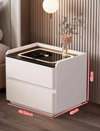 Smart Solid Wood Nightstand with Wireless Charging The Max Mall