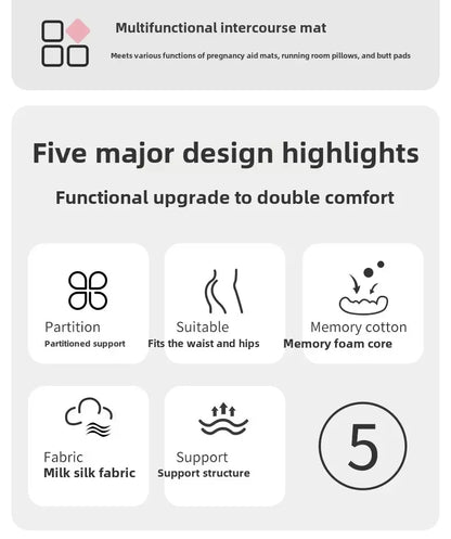 Couple Pillow Butt Cushion Bedroom Hip Pillow Multi Functional Sofa