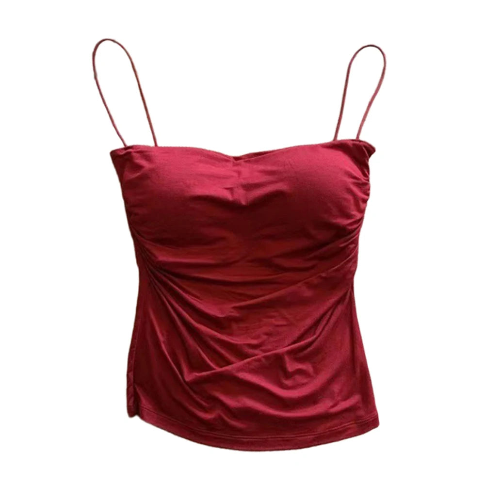 YJSFG HOUSE Padded Camisole - Built-in Bra