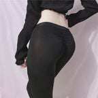 Women's High Waist Sheer Nylon Leggings The Max Mall