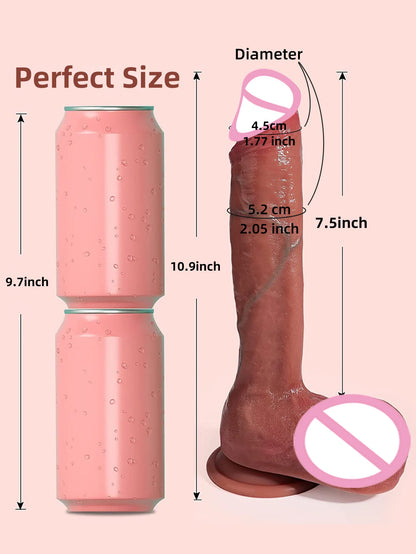 Realistic Silicone Dildo with Suction Cup