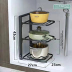 Complete Kitchen Organization System - Stainless Steel Shelves & Multi-Layer Storage Solution The Max Mall