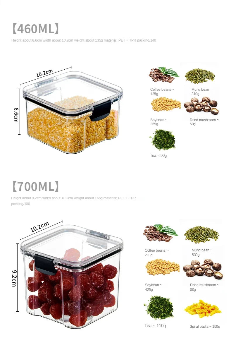 Plastic Food Storage Containers with Lid