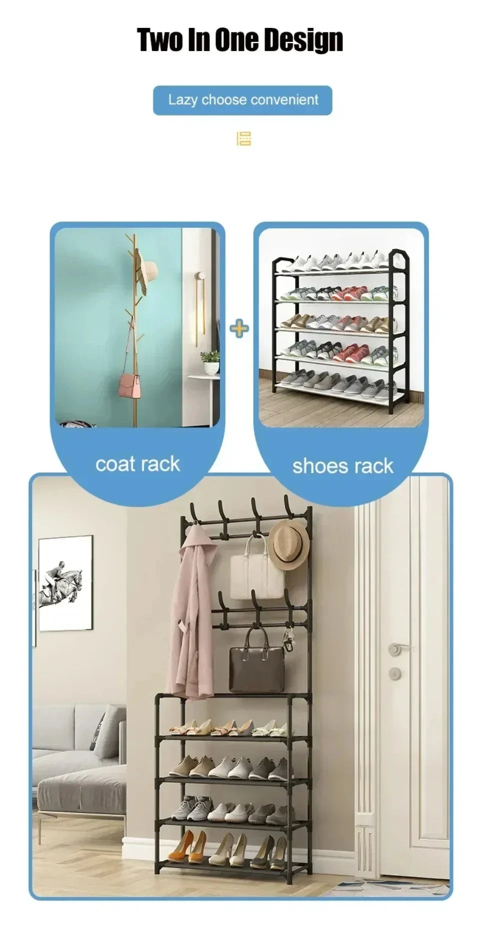 Multi-Layer Shoe Rack Storage Cabinet