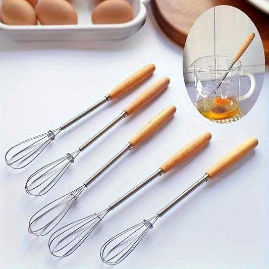 Whisk with Solid Wood Handle