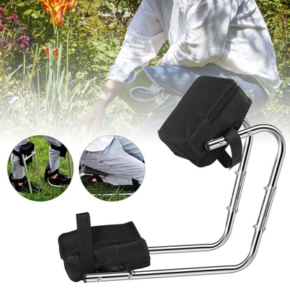 Aluminum Garden Kneeler Seat - Ergonomic Wearable Knee Support