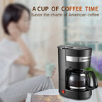Household Small American Drip Coffee Maker Fully Automatic Tea Maker Portable The Max Mall