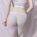 Women's High Waist Sheer Nylon Leggings The Max Mall