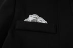 Lace Fashion Suit Jumpsuit Female Blazer Body Top V-Neck Slim Long Sleeve Sexy Cardigan Streetwear Women Black Rompers New