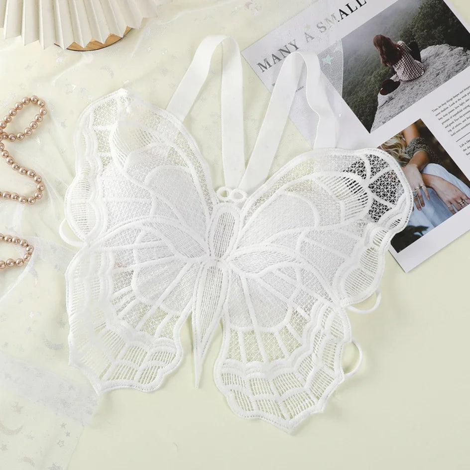 Sexy Butterfly Lace Bras For Women Backless