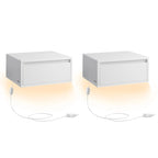 VASAGLE Floating Nightstand Set VASAGLE