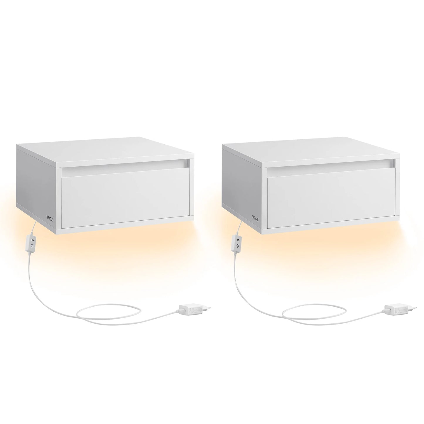 VASAGLE Floating Nightstand Set