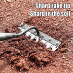 KITPIPI Carbon Steel Garden Rake The Max Mall