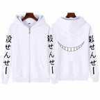 HODIEJAN Men's Cartoon Print Hoodie - Fleece Zip-Up Streetwear HODIEJAN