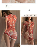 Sexy Lingerie Women Sexy Uniform Set Mesh Cheongsam Cosplay The Max Mall
