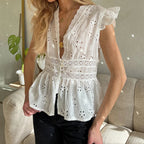 hirigin Streetwear Tank Top - Ruffle Detail hirigin