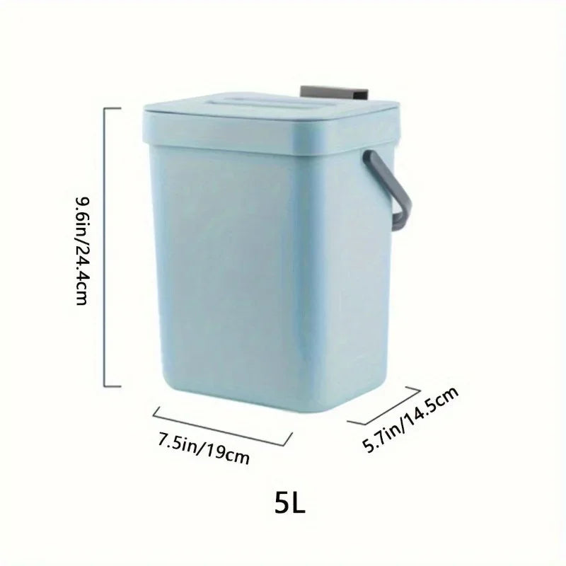 Kitchen Waste Bin Household Countertop Container with Lid for Rubbish Composter The Max Mall