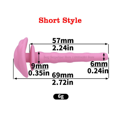 Hollow Silicone Horse Eye Rod Urethral Stimulator Expander Needle