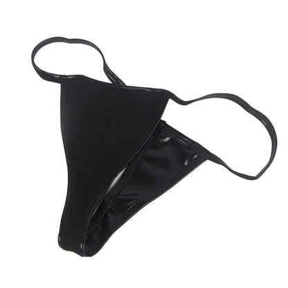 Comeondear Shiny Thong Micro Mini Sexy Panties