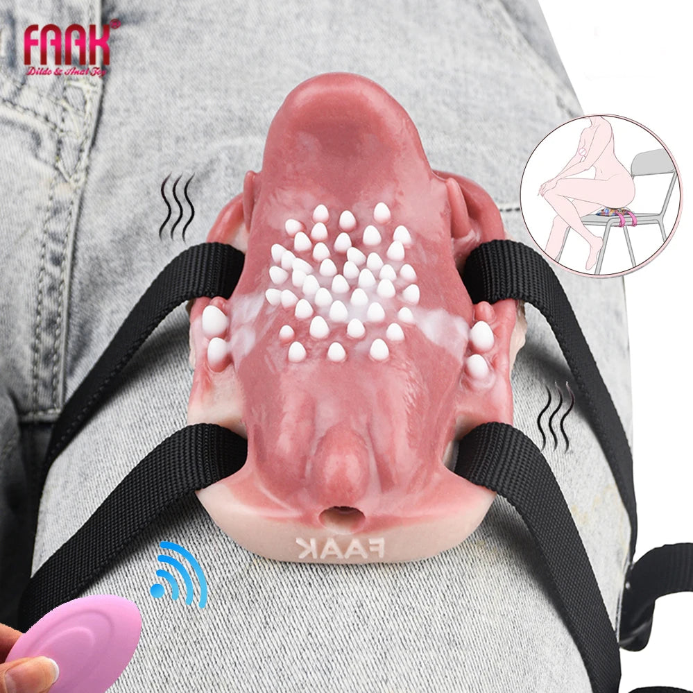 Realistic Vagina Dildos Underwear Pad Anal Clit Massage