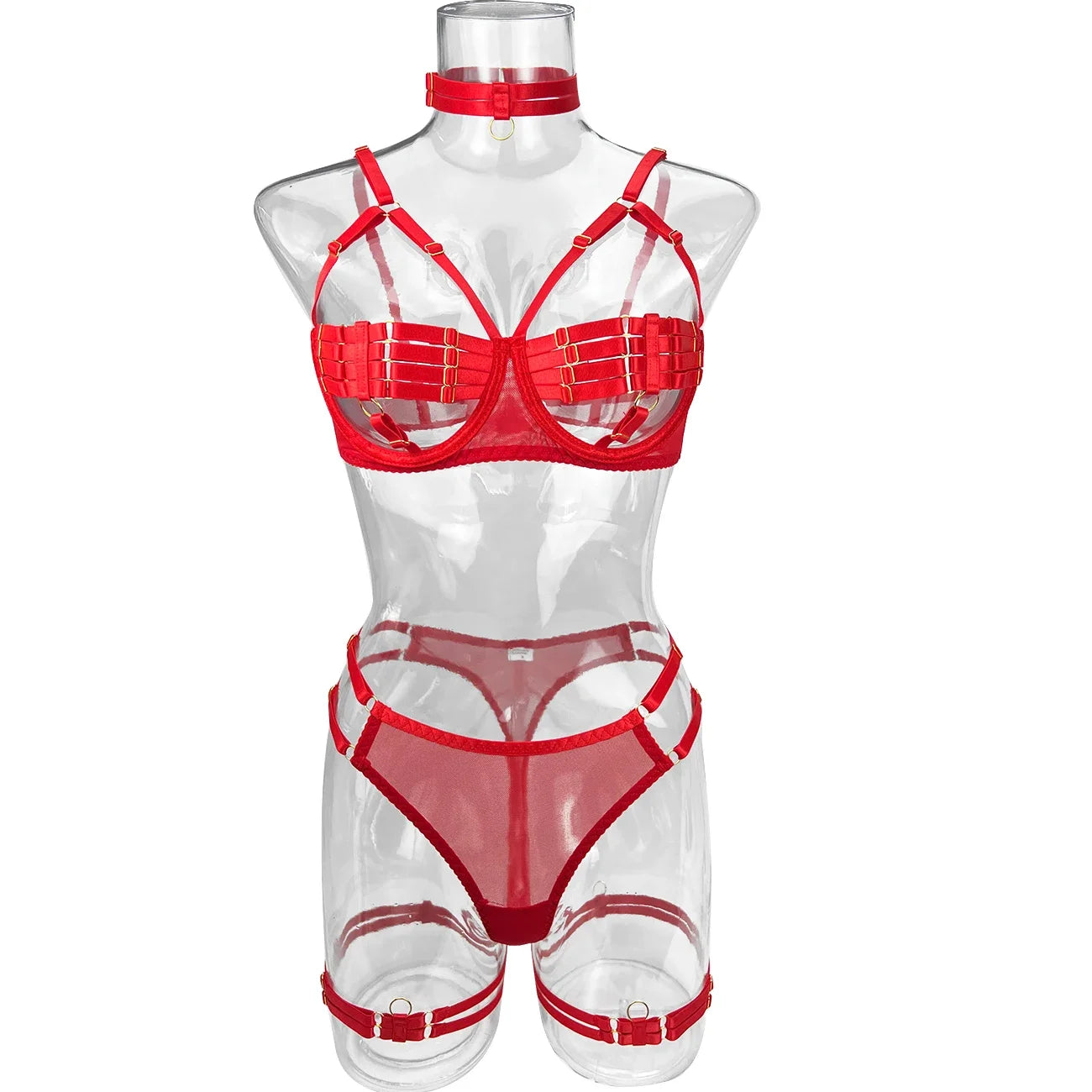 Sexy Lingerie Naked Women Without Censorship 5-Piece Sexy Costume