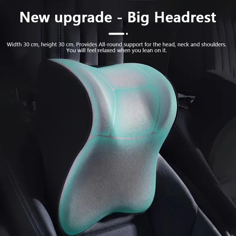 Car Neck Pillow Support High End Car Grey Pillow