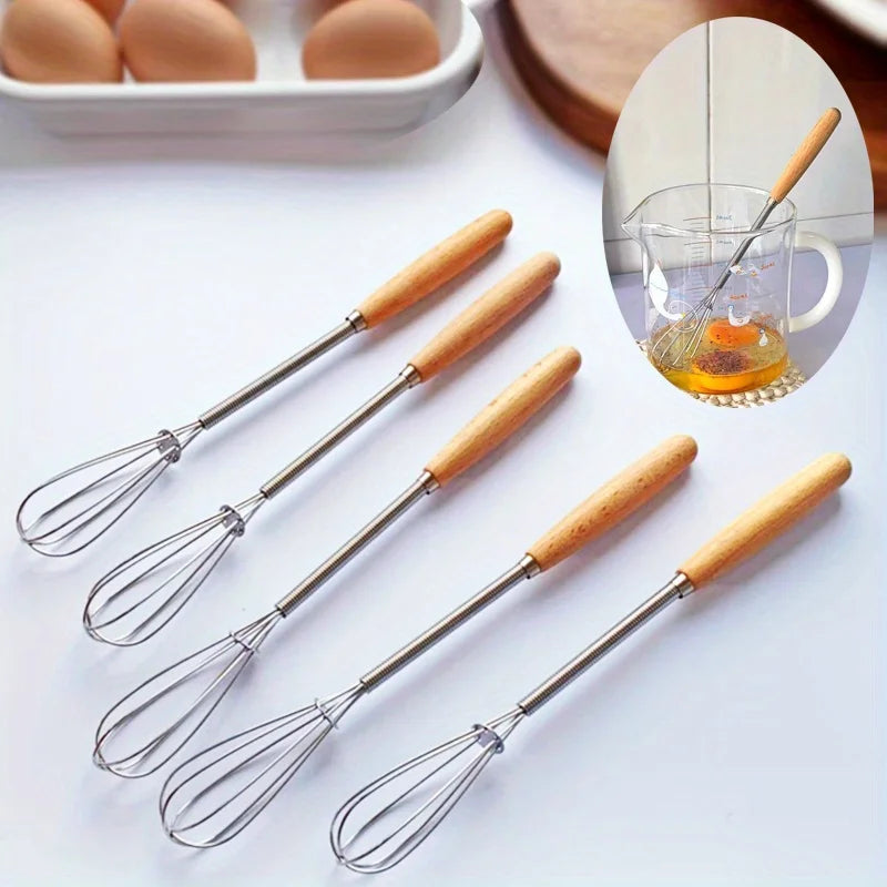 Whisk with Solid Wood Handle