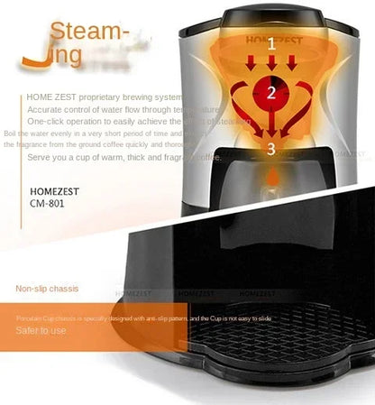 household mini American drip coffee maker tea maker