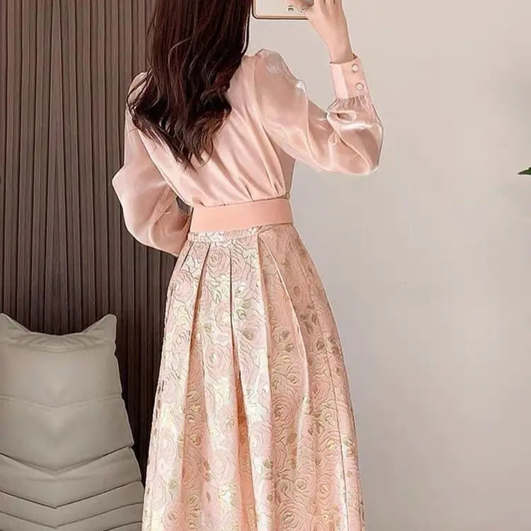 MVJT DAIR Women's Floral A-Line Midi Skirt The Max Mall