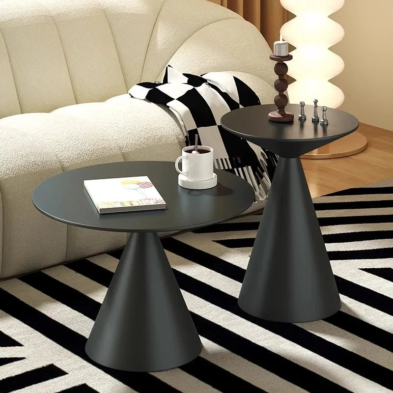 BOMP Round Coffee Table - Minimalist Modern Metal