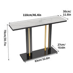 Modern Marble Console Table The Max Mall