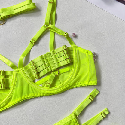 Sexy Lingerie Naked Women Without Censorship 5-Piece Sexy Costume