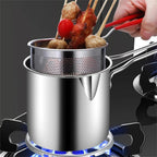 Small Frying Pan With Frying Basket Household Stainless Steel The Max Mall