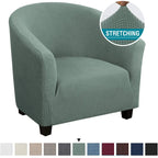 Anti-Slip Polyester Sofa Cover - Stretch Accent Chair Slipcover The Max Mall
