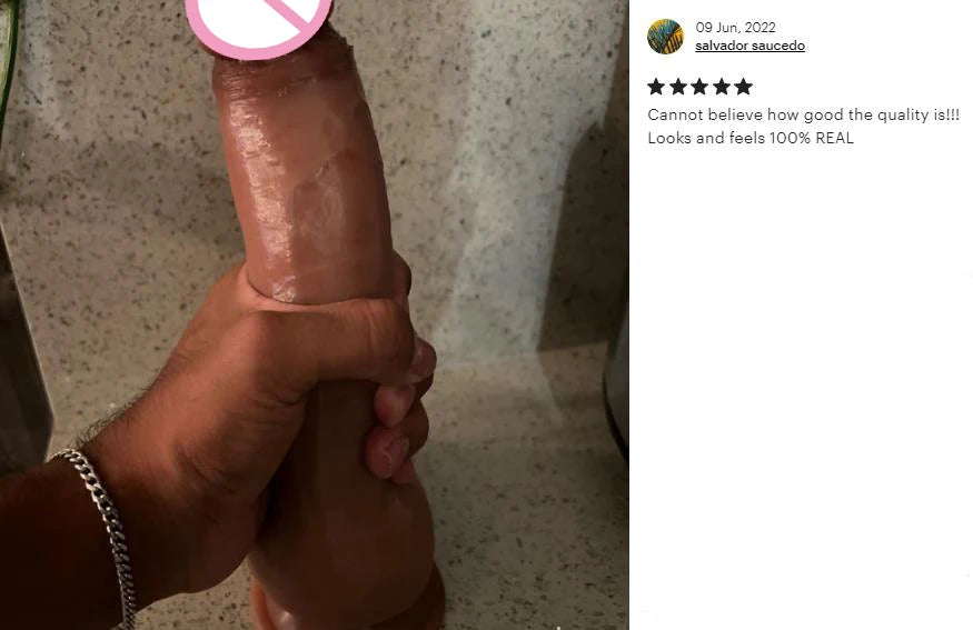 Realistic Silicone Strap-On with Suction Cup