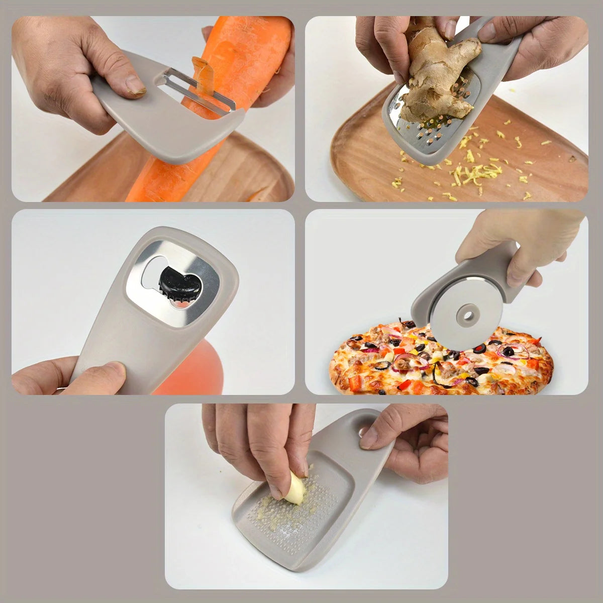 5-Piece Space-Saving Cooking Tools