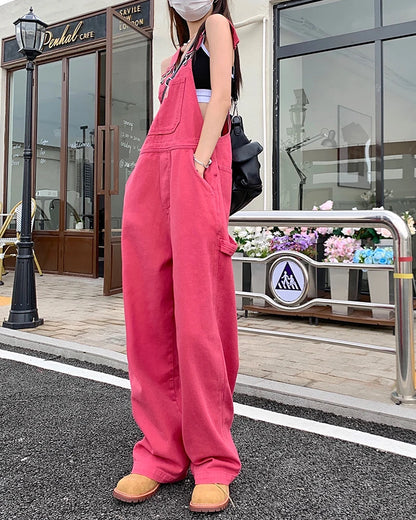 Rose Pink Straight Jeans