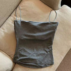 YJSFG HOUSE Padded Camisole - Built-in Bra YJSFG HOUSE