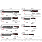 Laser Damascus Kitchen Knife The Max Mall