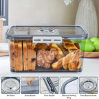 Premium Sealing Storage Container with Lid and Four Buckles The Max Mall