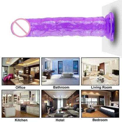 Sexy Strap On Dildo Bullet G Spot No Vibrator