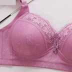 Sexy Lace Seamless Large Size Women's Sports Bra