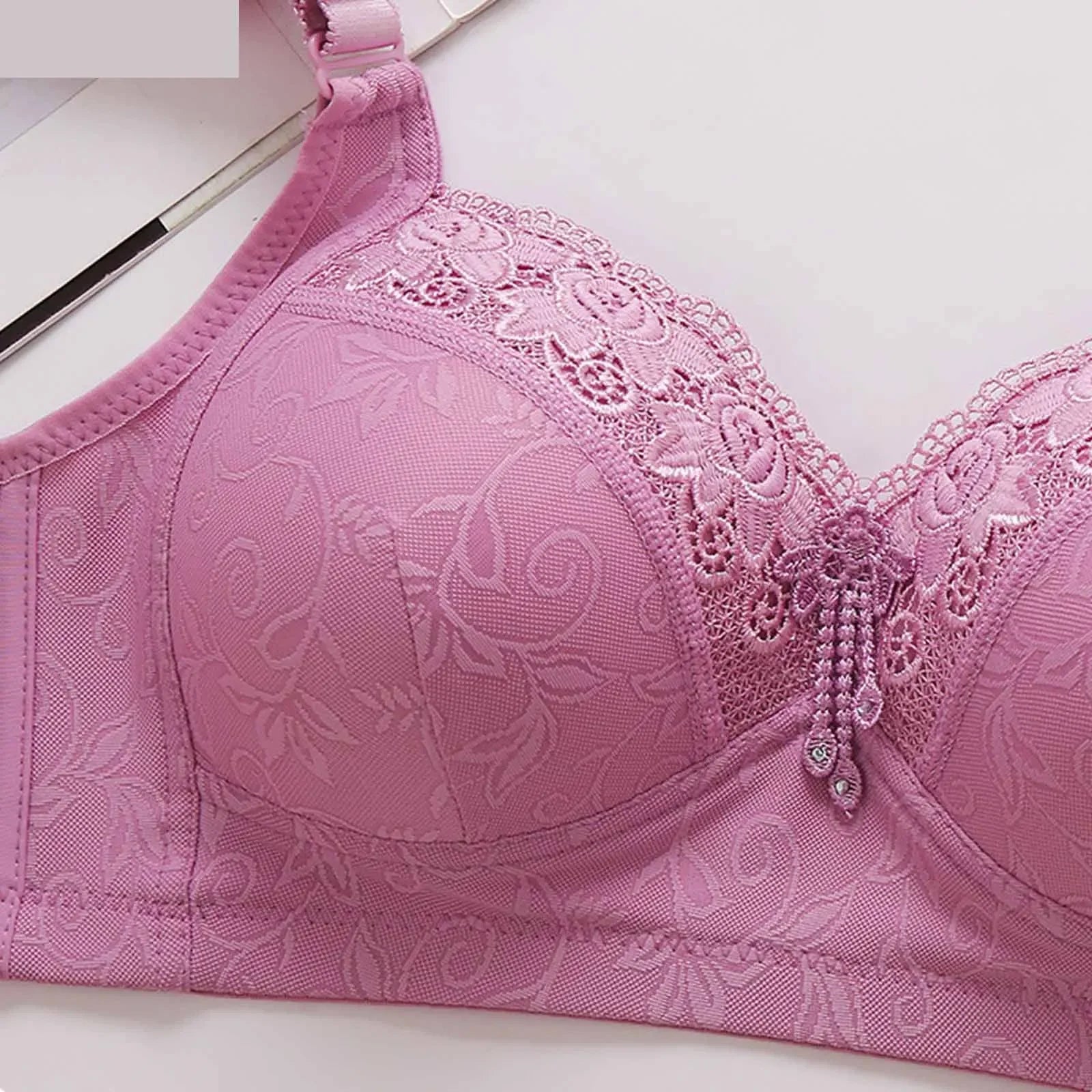 Sexy Lace Seamless Large Size Women's Sports Bra