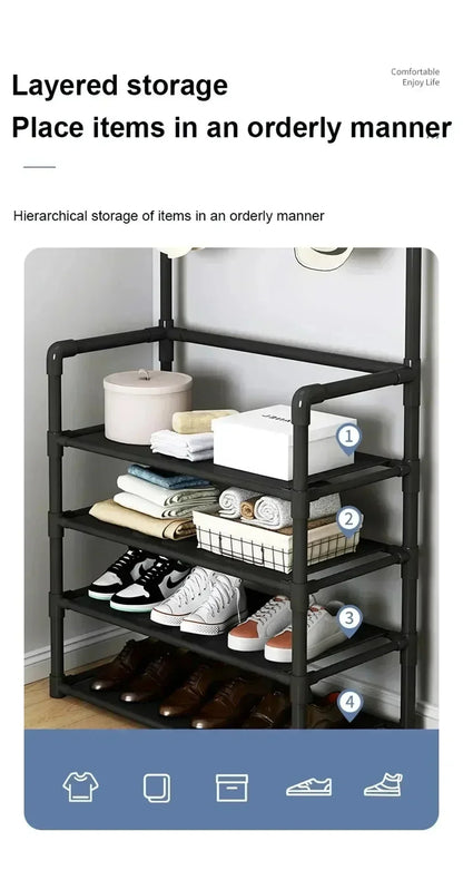 Multi-Layer Shoe Rack Storage Cabinet