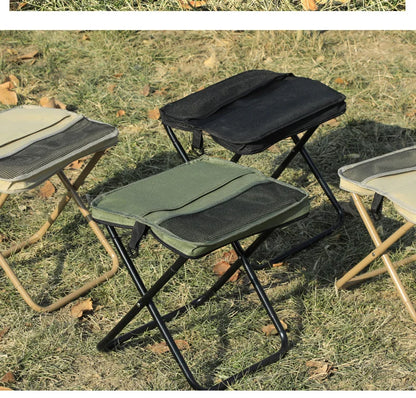 Abay Lightweight Folding Camping Chair - Portable Carbon Steel